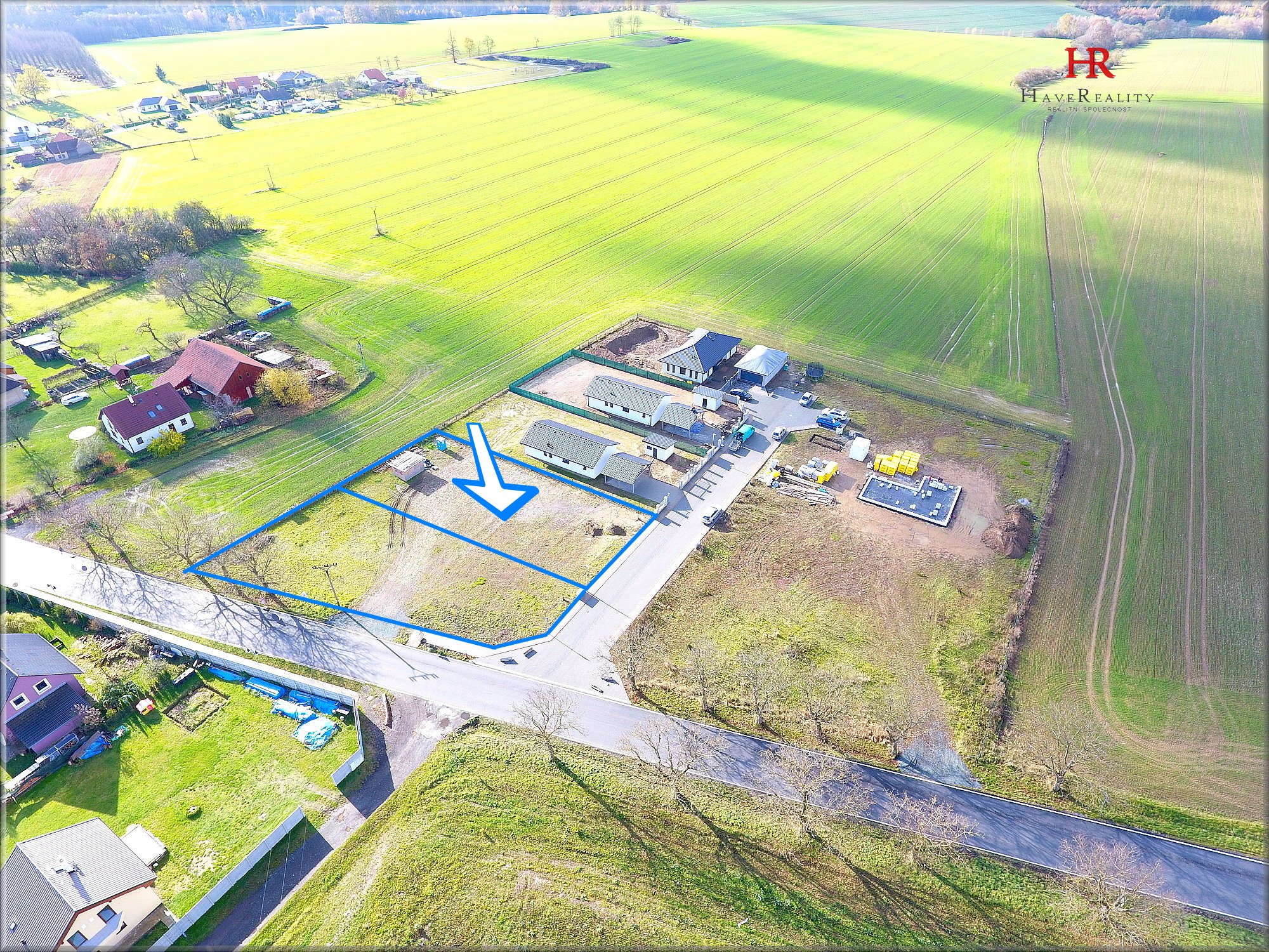 Prodej stavební parcely, výměra 903 m2, Tehov, Benešov